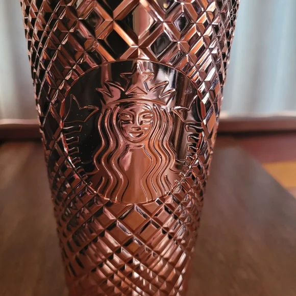 Starbucks Metallic Pinkish Copper Tumbler (114) - Picture 2 of 5